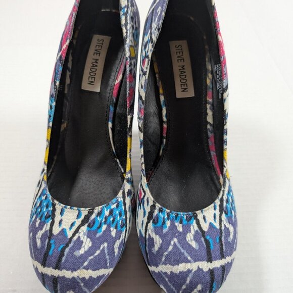 Steve Madden Pammyy Platform Wedges 9M - Picture 6 of 8